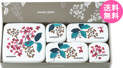 マリ・クレール　シール容器5pc
