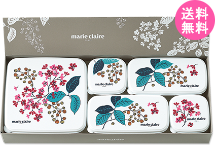 マリ・クレール　シール容器5pc