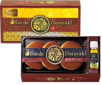 和菓匠菴　「オリーブ　de　どら焼き」Premium【あずき】