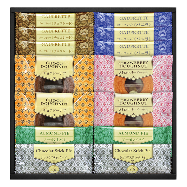 Senjudo　ゴーフレット・焼ドーナツ　スイーツセレクト　No.25　割引き商品