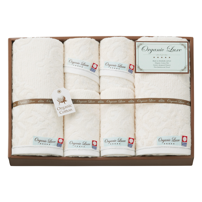 オーガニックリュクス　タオルセット　No.100　割引き商品