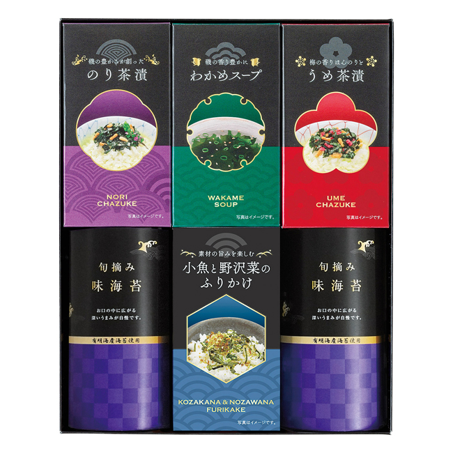 ゆかり屋本舗　味海苔・お茶漬・ふりかけ・スープセット　No.30　40％OFF
