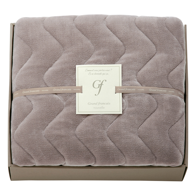 グランフランセヌーベル　ソフトタッチ敷パッド　No.50　（バイオレットグレー）　割引き商品