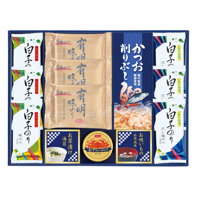 味之庵　白子のり＆永谷園食卓セット　No.50　割引き商品