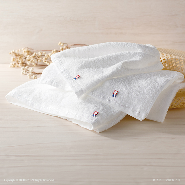 ホワイトハーモニー フェイスタオル2枚セット No.25