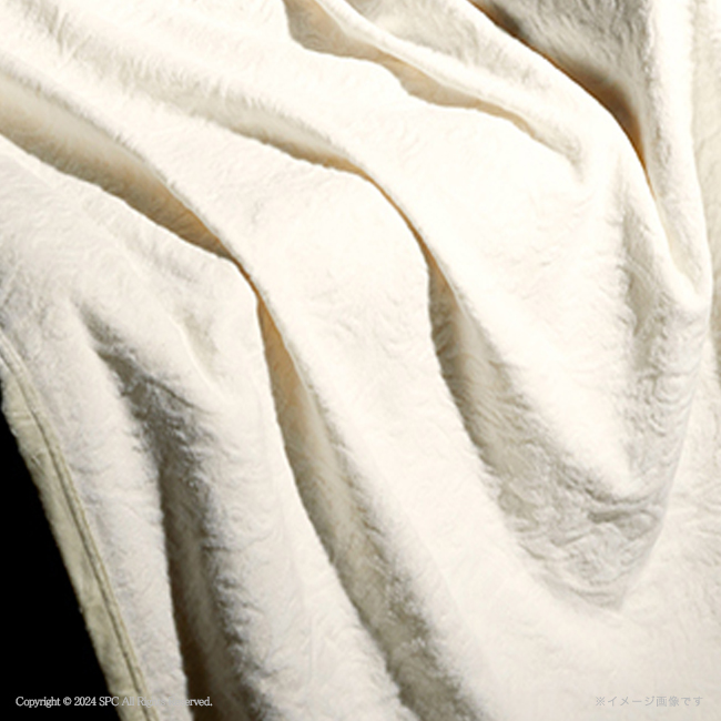 ロイヤルリッチ　国産ジャカードシルク・綿リバーシブル毛布（毛羽部分）　No.250　割引き商品