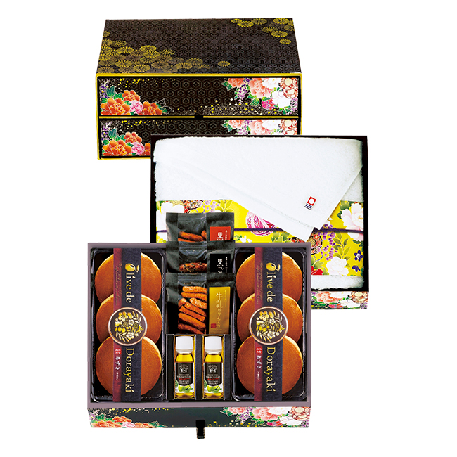 匠菴謹製　ミニたんす御進物「オリーブ　de　どら焼き」Premium