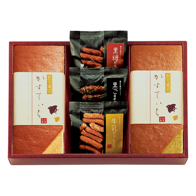 和菓匠菴　「ほまれ」和三盆糖入かすてぃら御詰合せ