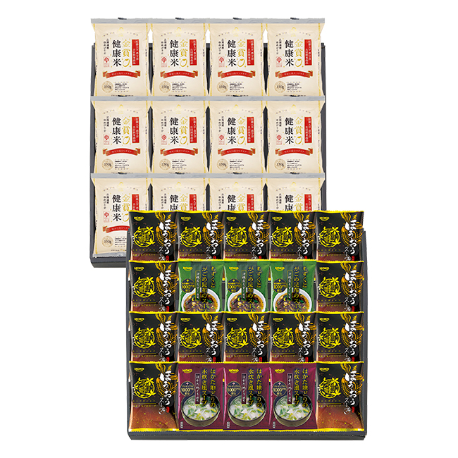 【送料無料】 千莉菴　からだにやさしさ＋　国産フリーズドライ　ほうおうスープ　「金賞健康米」セット　No.160