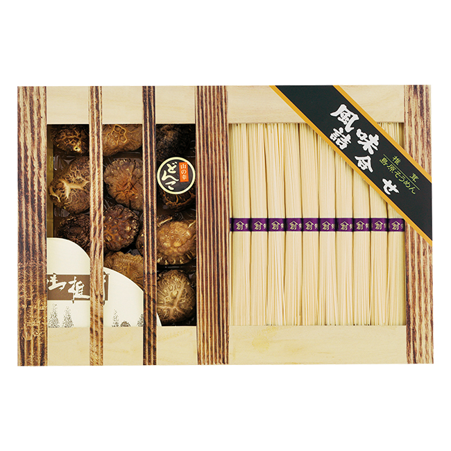 乾物家　国産椎茸と手延そうめん御詰合せ　No.50 （返：2割）｜初盆・新盆のお返し 割引き商品
