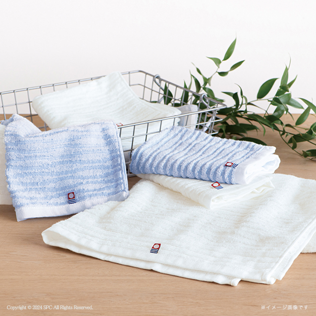 【送料無料】 瀬戸　白波フェイスタオル3P　No.30