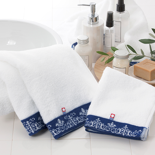 【送料無料】 今治　プレミアムホテル仕様　フェイスタオル2P　No.30