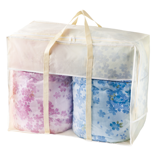 【送料無料】 和の色彩　三河木綿　ダブルガーゼ　羽毛タッチ中わた　肌布団2P　No.300