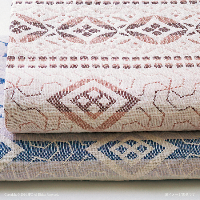 【送料無料】 極選魔法の糸×オーガニック　プレミアム三重織ガーゼ毛布2P　No.160