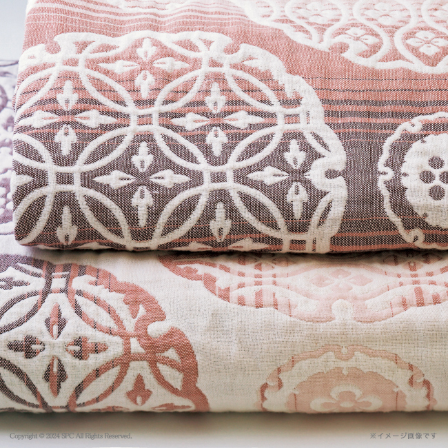 【送料無料】 極選魔法の糸×オーガニック　プレミアム五重織ガーゼ毛布2P　No.300