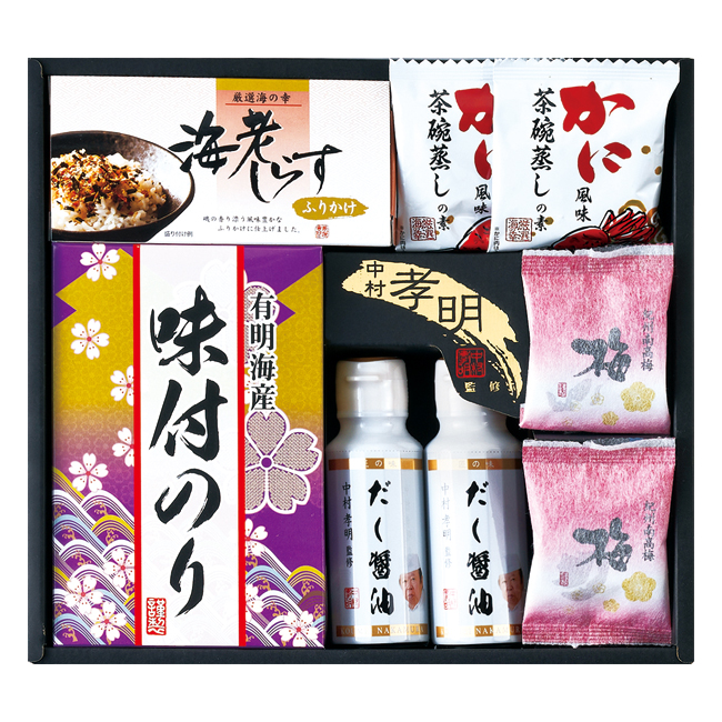 【送料無料】 中村孝明監修　調味料＆和のアソートギフト　No.40