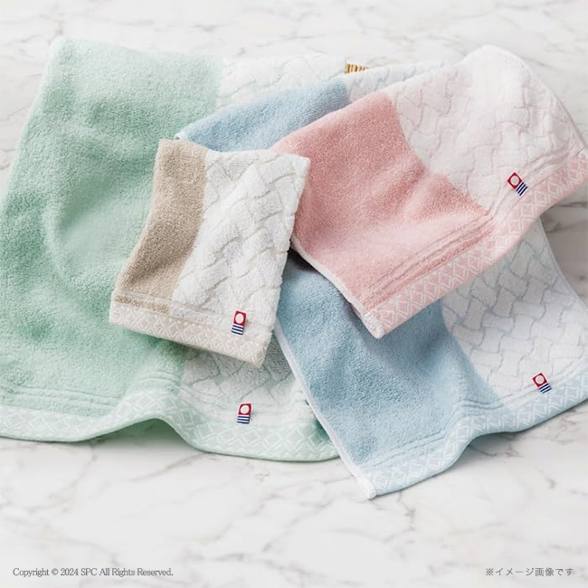 【送料無料】 mon chaleur フェイスタオル2P No.25