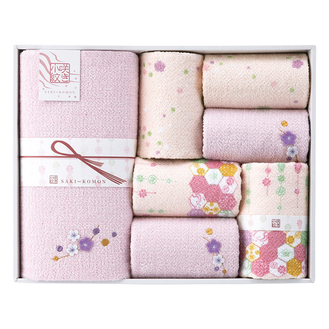 小町工房 咲き小紋 タオルセット No.50