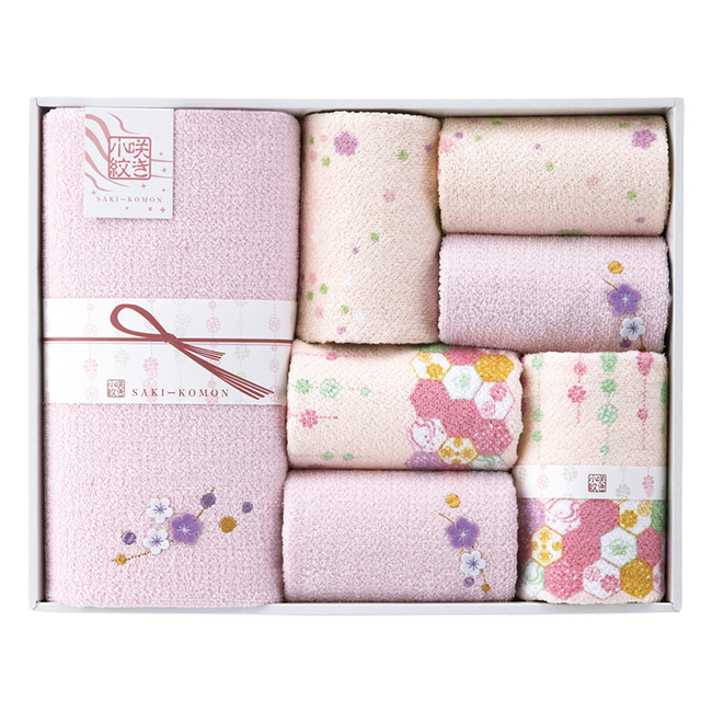 小町工房 咲き小紋 タオルセット No.50