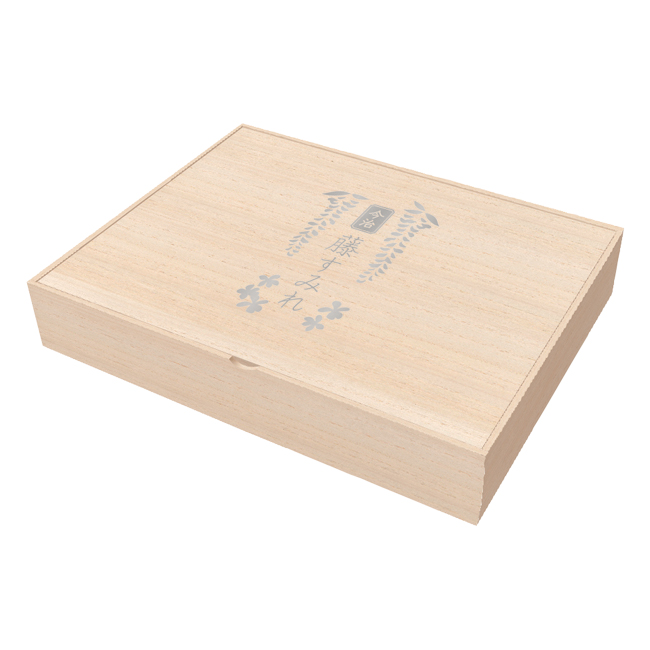 今治 藤すみれ 木箱入りフェイス2P・ハンドタオルセット No.30 40%OFF