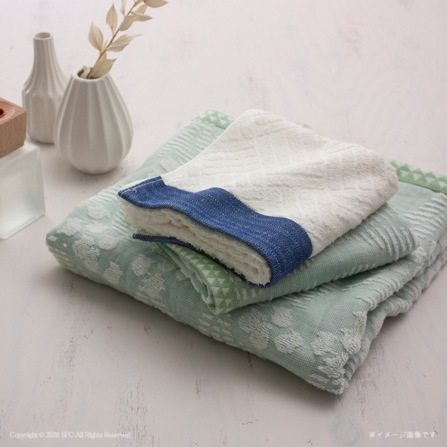 SUI-翠-　今治・泉州　フェイスタオル・ハンドタオルセット　No.15　40％OFF