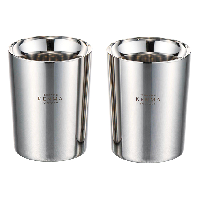 燕研磨ファクトリー　ステンレスダブルカップ260ml　2P　No.100　割引き商品