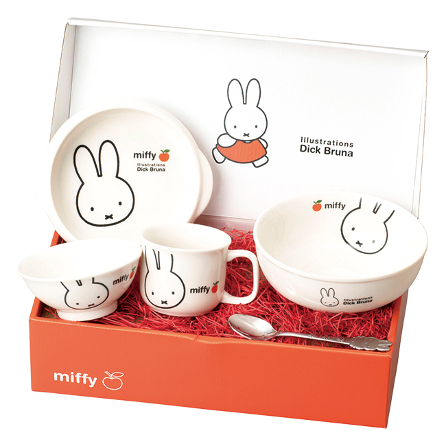 ミッフィーアップル食器ギフトセット　No.50