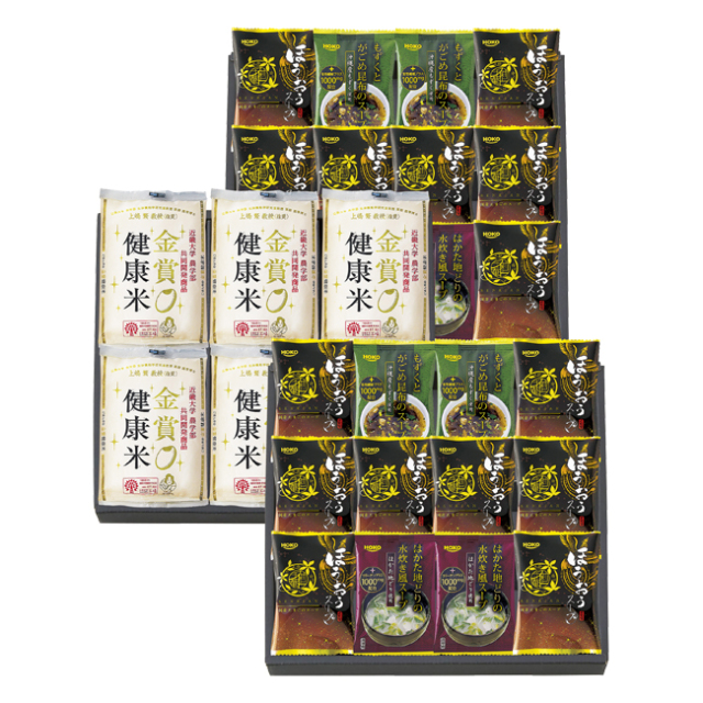 千莉菴　からだにやさしさ＋　国産フリーズドライ　ほうおうスープ　「金賞健康米」セット　No.105