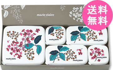マリ・クレール　シール容器5pc