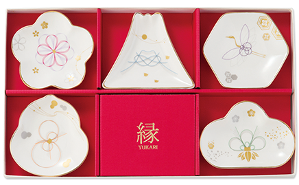 縁-yukari-　五様小皿揃
