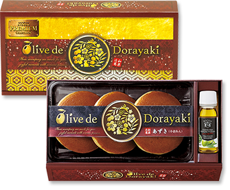 和菓匠菴　「オリーブ　de　どら焼き」Premium【あずき】